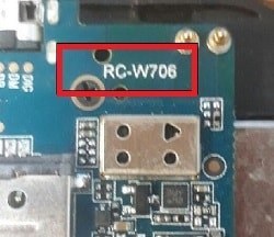 تصویر فایل فلش تبلت چینی با مشخصه بردRC-W706با پردازنده MT6572 