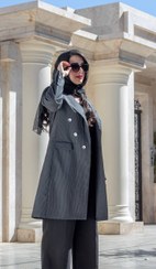 تصویر اورکت فاستونی دیپلمات مشکی کاترینا 