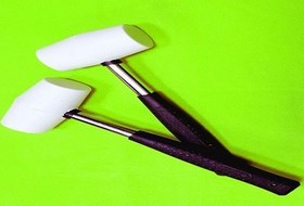 تصویر چکش پلاستیکی سر سفید 