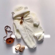 تصویر سرهمی پاییز/زمستونی تدی پشمالو سایز ۱ تا ۳ 