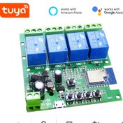 تصویر کنترل هوشمند رله 4 کانال تویا اینترنتی مدل PST-TYWB-4CH 