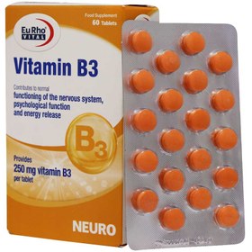 تصویر ویتامین B3 یوروویتال Eurhovital Vitamin B3