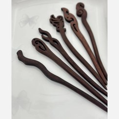 تصویر پین مو یا کانزاشی چوبی 