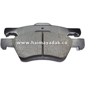 تصویر لنت ترمز پارس مناسب چرخ جلو هایما S7 کد 80168 Pars Lent PL80168 Front Brake Pad For Haima S7