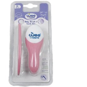 تصویر ست شانه و برس کودک وی کر wee care Wee care baby comb and brush set