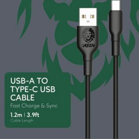 تصویر کابل گرین لاین مدل PVC Micro USB به طول 3 متر ا Green PVC Micro USB Cable 3m 2A Green PVC Micro USB Cable 3m 2A
