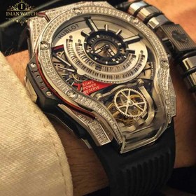 تصویر ساعت مچی هابلوت جمجمه ای Hublot MP-09 Tourbillon 1423W 