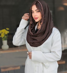 تصویر شال برشکا دور پلنگی 