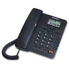 تصویر تلفن مشکی سیم دار تکنوتل مدل 6072 