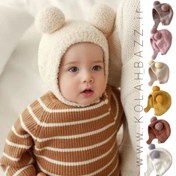 تصویر کلاه بوکله حوله ای نوزادی خاص و لطیف 