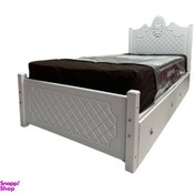 تصویر تخت خواب یک نفره مدل سرو عرض ۹۰ بدون تشک 