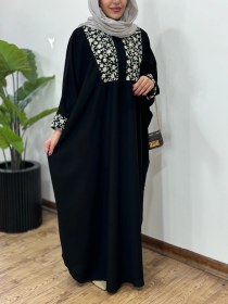 تصویر عبای بلند سوزندوزی نفیس 2 
