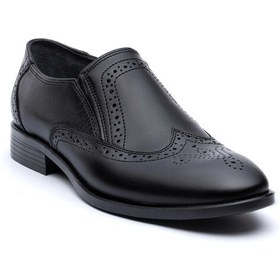 تصویر کفش چرم مجلسی مردانه یریش مدل الگانت هشترک کشی زیره نئولایت 