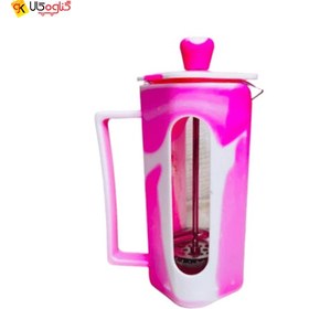 تصویر فرنچ پرس صورتی 