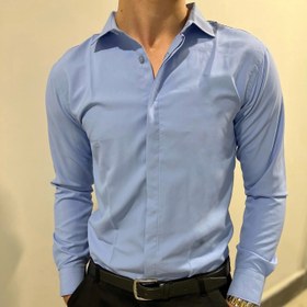 تصویر پیراهن اسپرت مجلسی مردانه فوق العاده زیبا Satin Cash Shirt