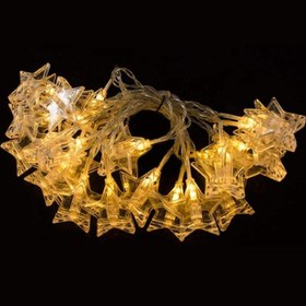 تصویر ریسه گیره دار طرح ستاره ۴ متری 