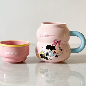 تصویر ماگ درب کاسه سرامیکی شخصیت های دیزنی 