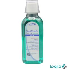 تصویر دهان شویه بنزیلاژین اکسیر 250 میلی لیتر Exir Benzydamine HCl Mouthwash 0/15%, 120 ml