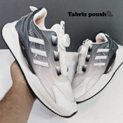 تصویر کفش اسپرت آدیداس مدل بند دیسکی رنگ سفید 
