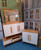 تصویر ست آینه و کنسول و میز تلویزیون و جا کفشی 