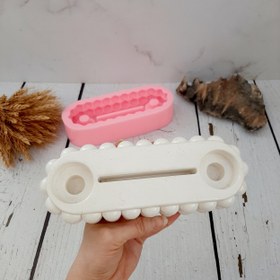 تصویر قالب مدل پایه آیینه مرواریدی Silicone mold