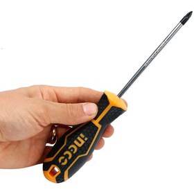 تصویر پیچ گوشتی چهارسو اینکو Ingco HS28PZ1100 100*5mm INGCO HS28PZ1100 100*5mm screwdriver