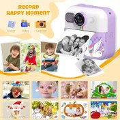 تصویر دوربین عکاسی و فیلم‌برداری پرینت فوری کودکان مدل CP02- نسخه اصل - گجت آمازون Kids Printing Camera