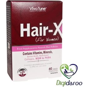 تصویر قرص هیر ایکس ویوا تیون تاریخ انقضا 2024/08/30 ا Hair X VivaTune Hair X VivaTune