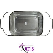 تصویر آبکش کشویی تاشو تمام استیل 