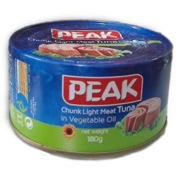 تصویر تن ماهی 180 گرم پیک 