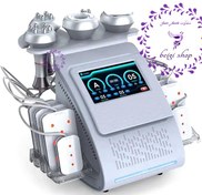 تصویر دستگاه لاغری کویتیشن جدید 6کاره 80K RF Cavitation NEW FACE 6 IN 1