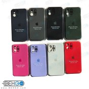 تصویر قاب ایفون 12 پرو مکس کاور سیلیکونی اپل با محافظ لنز دوربین گوشی ایفون Silicone iPhone 12 Pro max Silicone Case For Apple iPhone 12 Pro Max Camera lens Protector