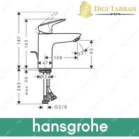 تصویر شیرآلات هانس گروهه مدل فوکوس 