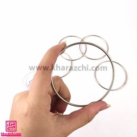تصویر حلقه آهنی گرد 7cm 