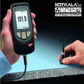 تصویر ضخامت سنج رنگ چوب پلاستیک دفلسکو Defelsko 200 B/Std Coating Thickness Gauge Defelsko Positector 200 B/Std