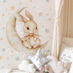 تصویر استیکر دیواری اتاق کودک مینوی گالری کد 1171 