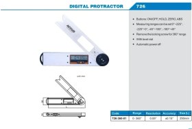 تصویر زاویه سنج دیجیتال آکاد 01-360-726 