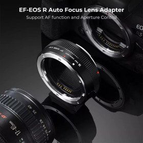 تصویر رینگ مبدل K&amp;F Concept EF to EOS R Adapter 