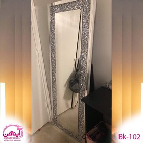 تصویر آینه قدی بک لایت کریستال B06 