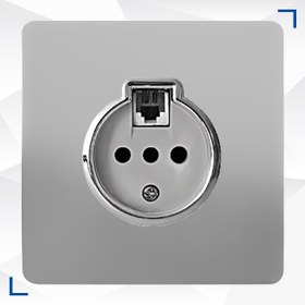 تصویر کلید کولر اسیا مدل کریستالی نقره ای 