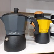 تصویر موکاپاپ موکاپات موکاپاد قهوه ساز دستی چدن 3 کاپ داخل سرامیکی (ارسال رایگان) Rima coffee ریما عمده فروش قهوه و ماگ 