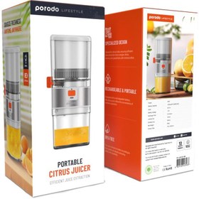 تصویر آبمیوه گیری شارژی قابل حمل پرودو Porodo PORTABLE CITRUS JUICER