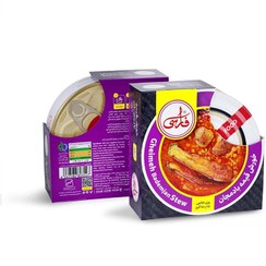 تصویر کنسرو خورش قیمه بادمجان با گوشت 250 گ فارسی 