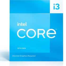 تصویر پردازنده اینتل مدل Core i3 13100F ا INTEL Core i3 13100F Raptor Lake TRAY INTEL Core i3 13100F Raptor Lake TRAY