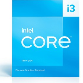 تصویر پردازنده اینتل مدل Core i3 13100F CPU Intel Core i3 13100F Raptor Lake CPU