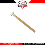 تصویر چکش صافکاری چوبی با سری آلومینیومی ساده 