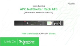 تصویر سوییچ اتوماتیک APC Netshelter Rack Automatic Transfer Switch, 2U, 32A APC Netshelter Rack Automatic Transfer Switch, 2HE, 32A - AP4424A