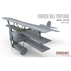 تصویر Meng Qs-016 1/32 Scale Fokker Dr. Red Baron Three-Wing Fighter, Kit مدل پلاستیکی 