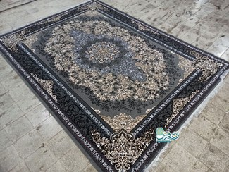 تصویر فرش ماشینی طرح تندیس ۱۲ متری ۴۴۰ شانه زمینه فیلی 