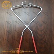 تصویر انبر لعاب زنی دسته قرمز 